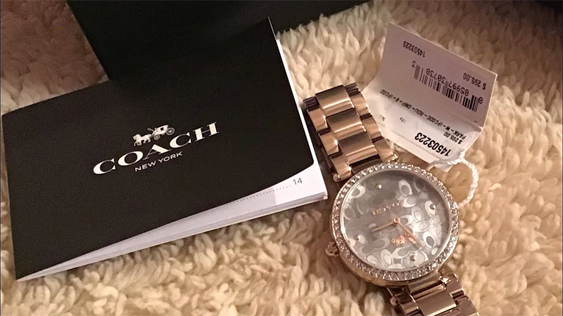 Đồng hồ Coach có giá thị tường từ 2.700.000 - 8.000.000 VNĐ